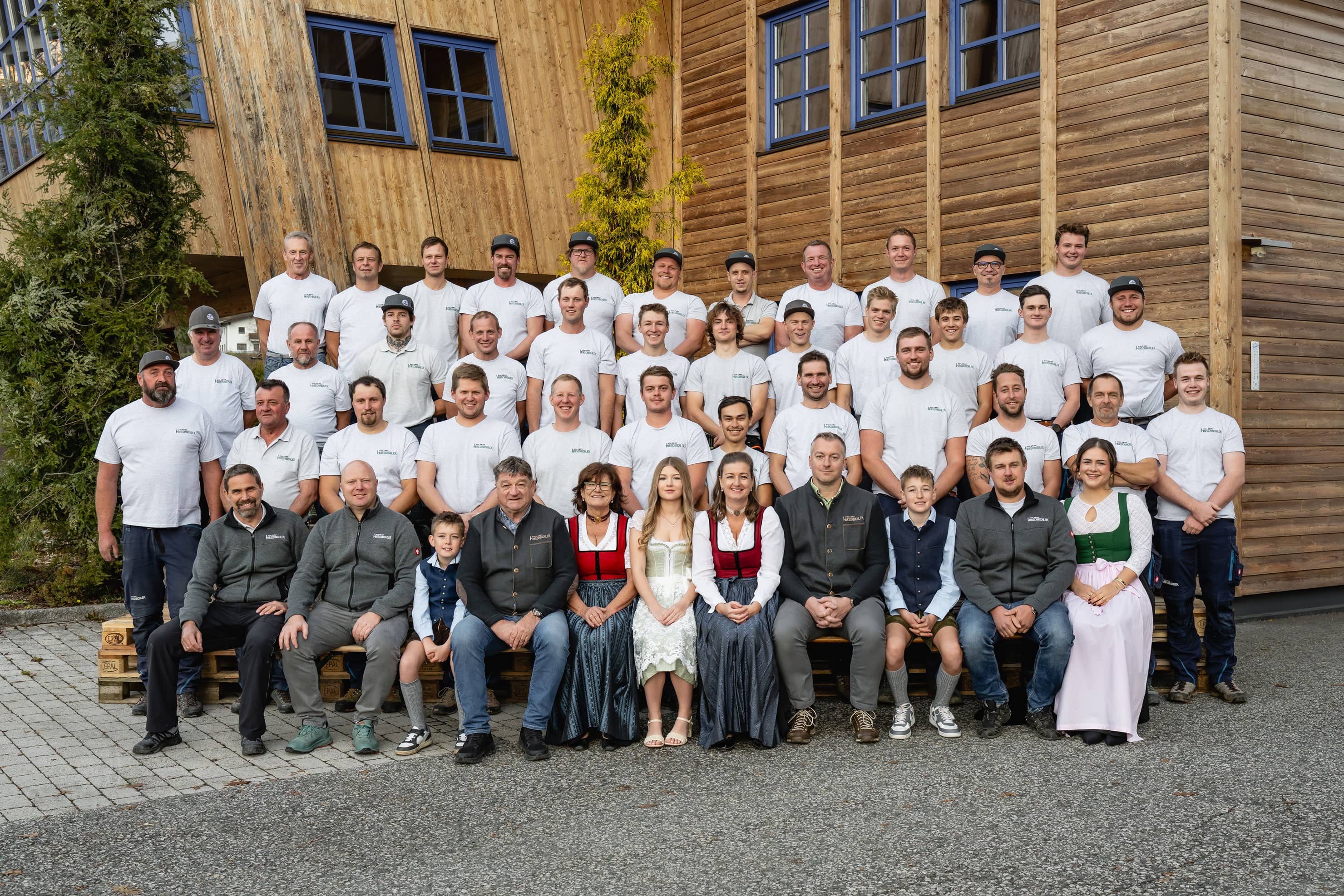 Team der Zimmerei Hirschbichler